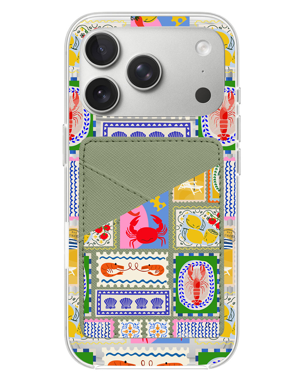 iPhone Phone Wallet Case - Seaside Opulence 1.0