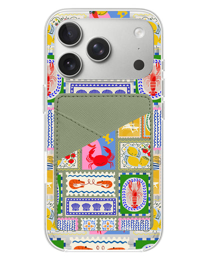 iPhone Phone Wallet Case - Seaside Opulence 1.0