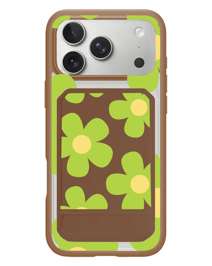iPhone Magnetic Multifold Wallet - Daisy Bloom
