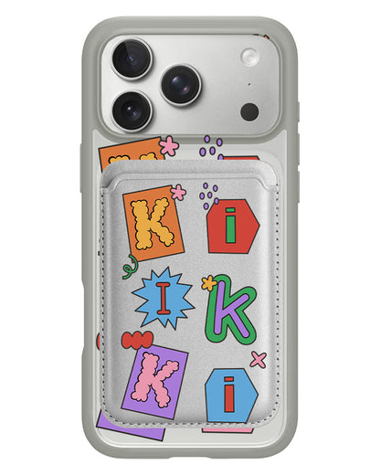 iPhone Magnetic Wallet Case - Adorable Monogram