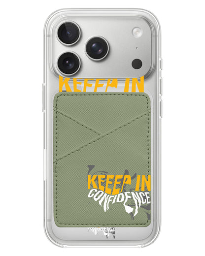 iPhone Phone Wallet Case - Keep In Confidence