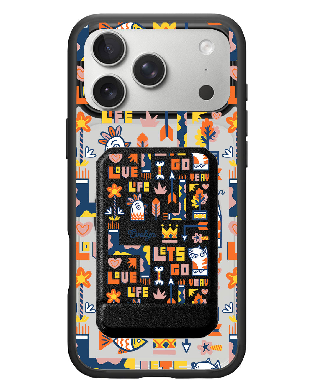 iPhone Magnetic Multifold Wallet - Life in color
