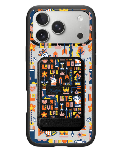 iPhone Magnetic Multifold Wallet - Life in color