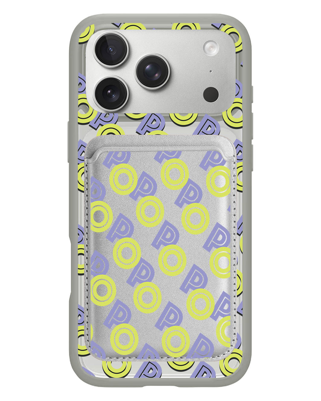 iPhone Magnetic Wallet Case - Initial Monogram 2.0