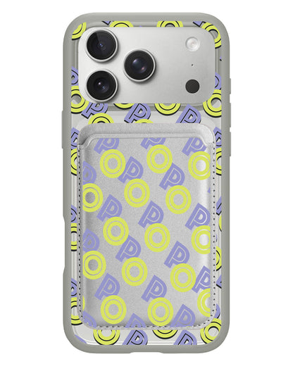 iPhone Magnetic Wallet Case - Initial Monogram 2.0