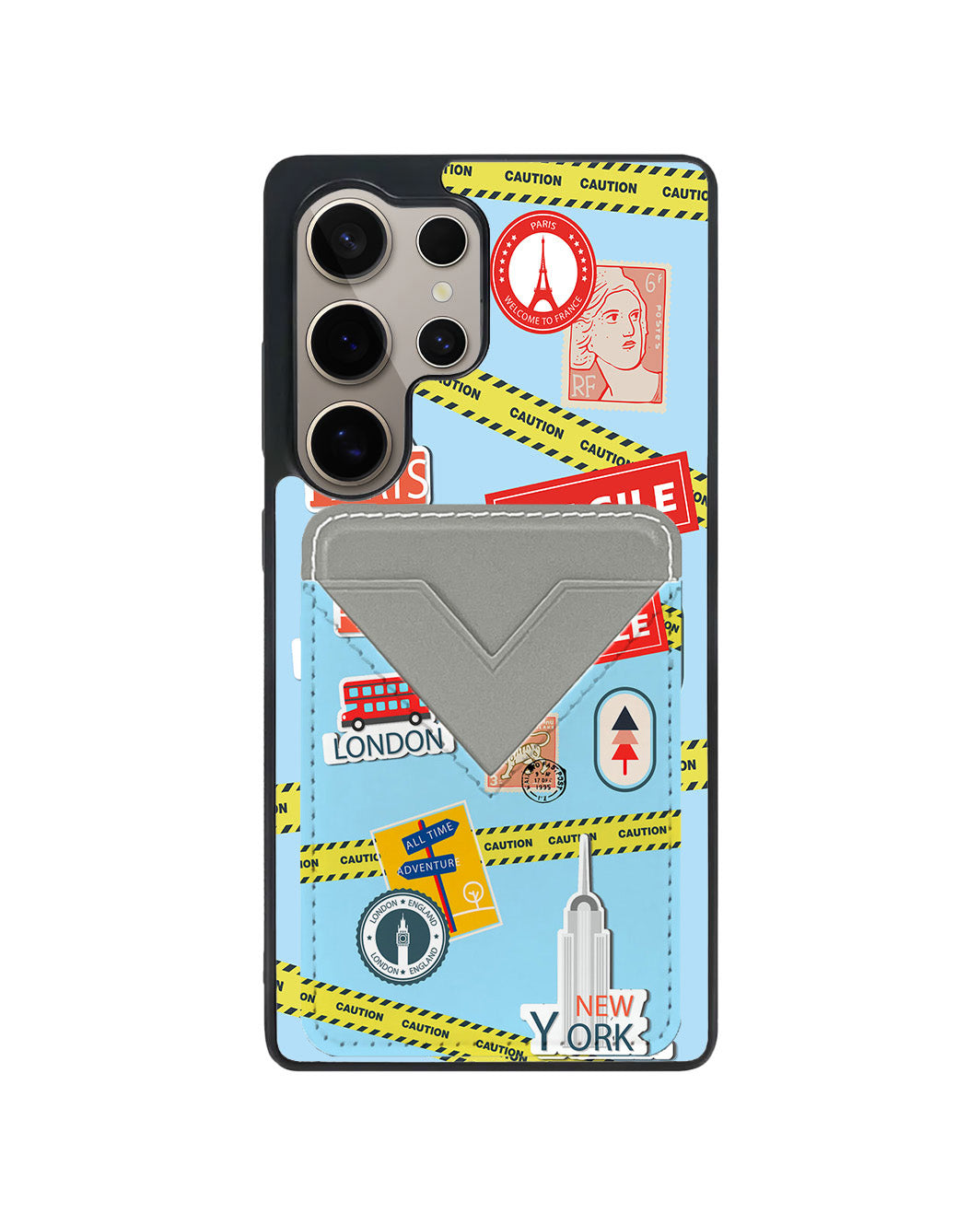 Android Avant Wallet Case - Travel Stickers