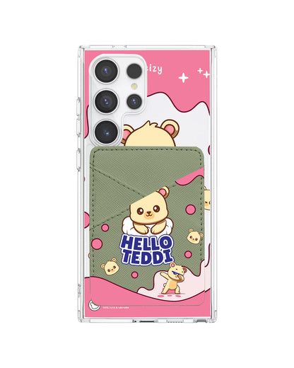 Android Phone Wallet Case - Hello Teddy 2.0