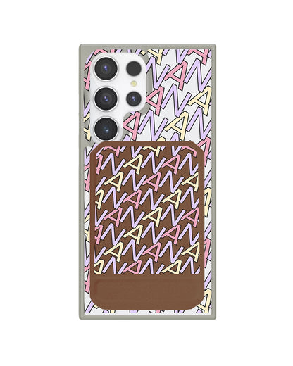 Android Magnetic Multifold Wallet - Initial Monogram 5.0