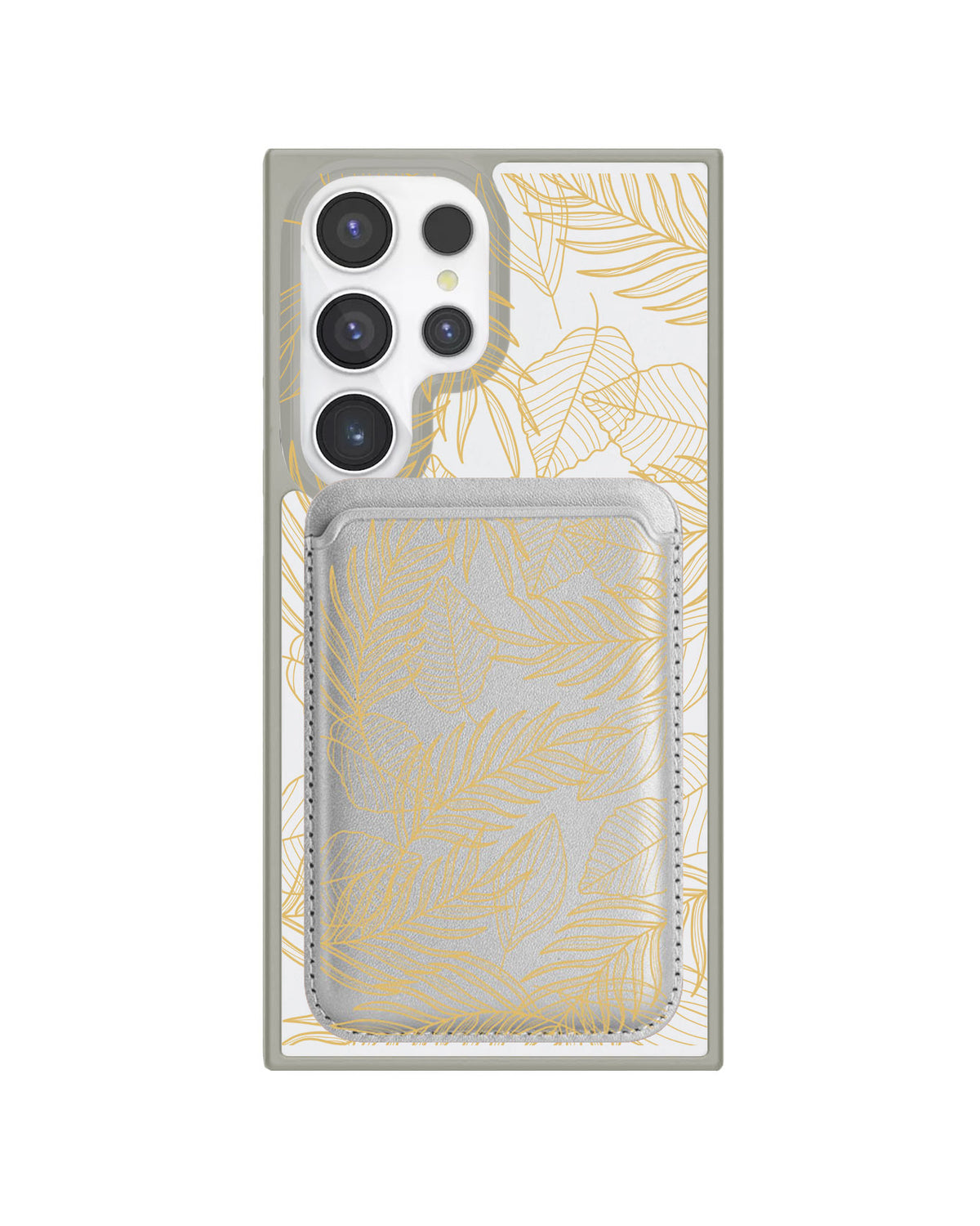 Android Magnetic Wallet Case - Sketchy Tropical 1.0
