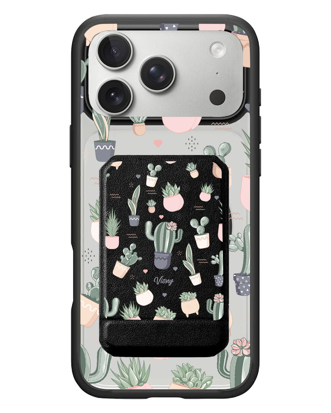iPhone Magnetic Multifold Wallet - Cactus 2.0