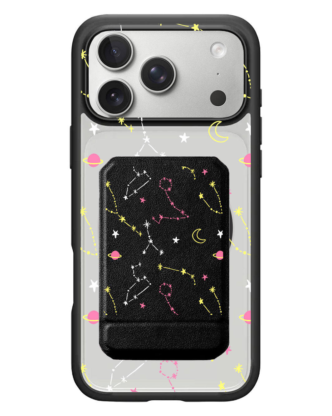 iPhone Magnetic Multifold Wallet - Constellation Candy