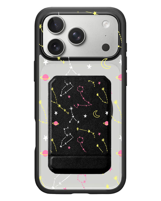 iPhone Magnetic Multifold Wallet - Constellation Candy