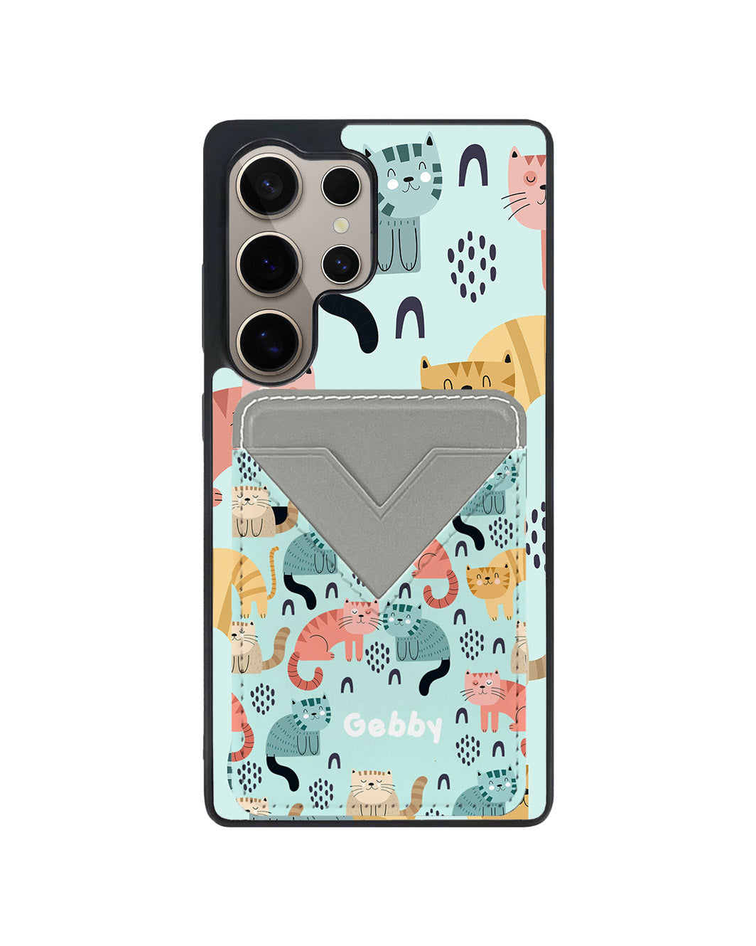 Android Avant Wallet Case - Rainbow Meow