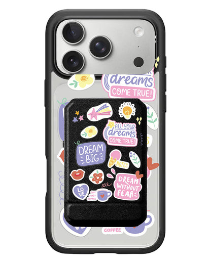 iPhone Magnetic Multifold Wallet - Dream Sticker Pack