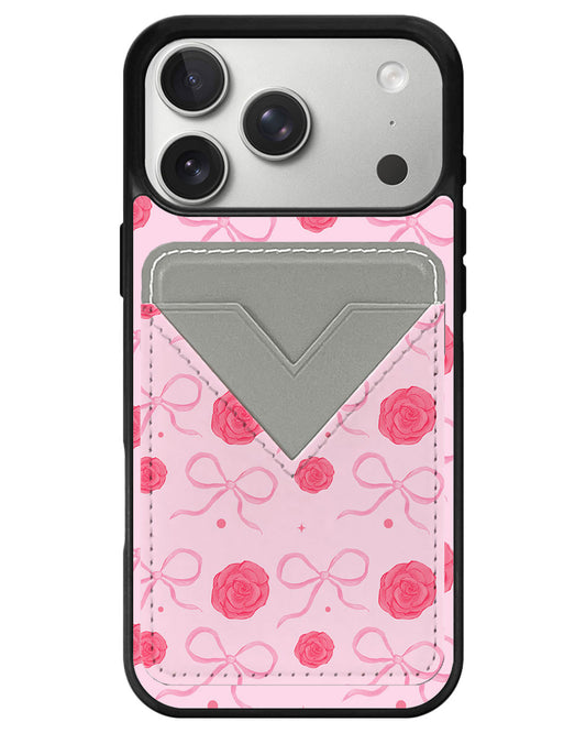 iPhone Avant Wallet Case - Coquette Rose