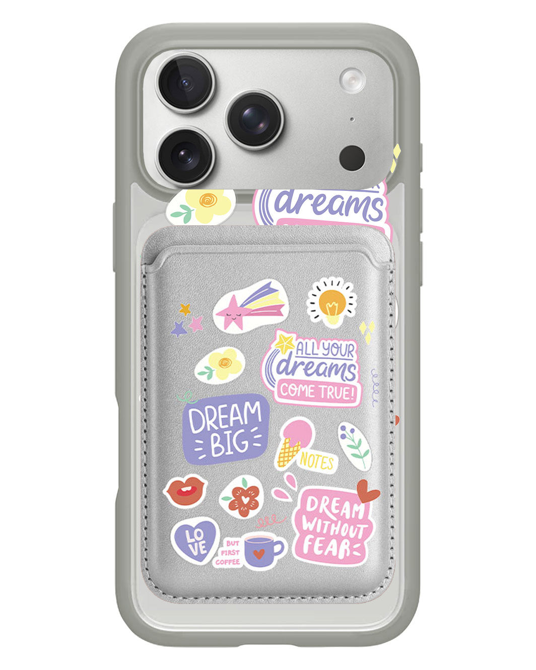 iPhone Magnetic Wallet Case - Dream Sticker Pack