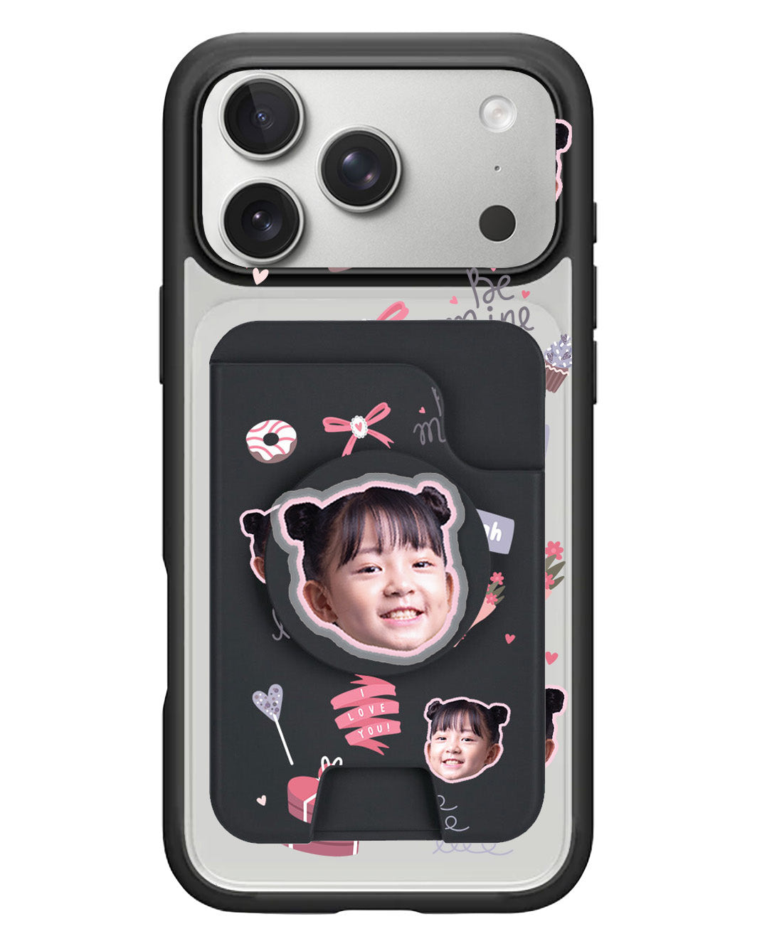 iPhone Magpop Wallet - Face Grid Lovely