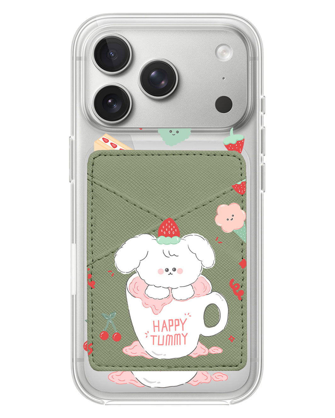 iPhone Phone Wallet Case - Happy Tummy