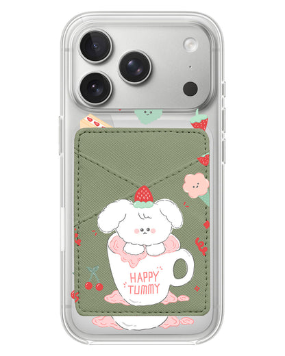 iPhone Phone Wallet Case - Happy Tummy