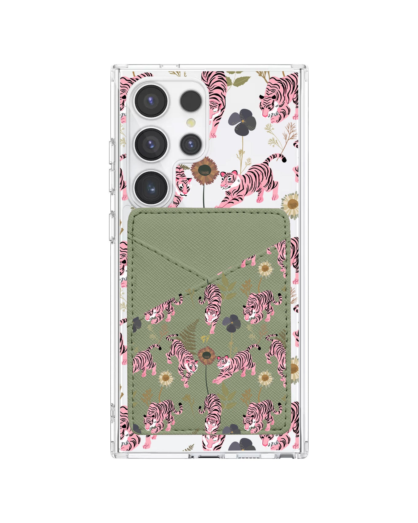 Android Phone Wallet Case - Tigre Rosa