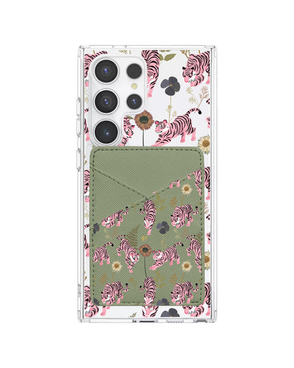 Android Phone Wallet Case - Tigre Rosa
