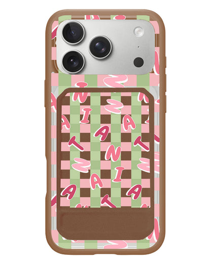 iPhone Magnetic Multifold Wallet - Checkered Monogram 4.0