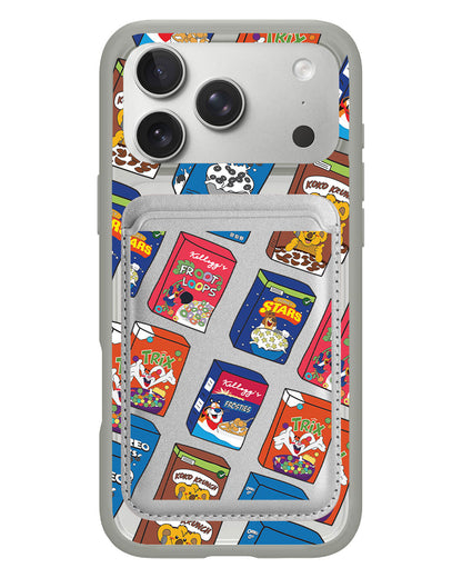 iPhone Magnetic Wallet Case - Cereal Boxes 2.0