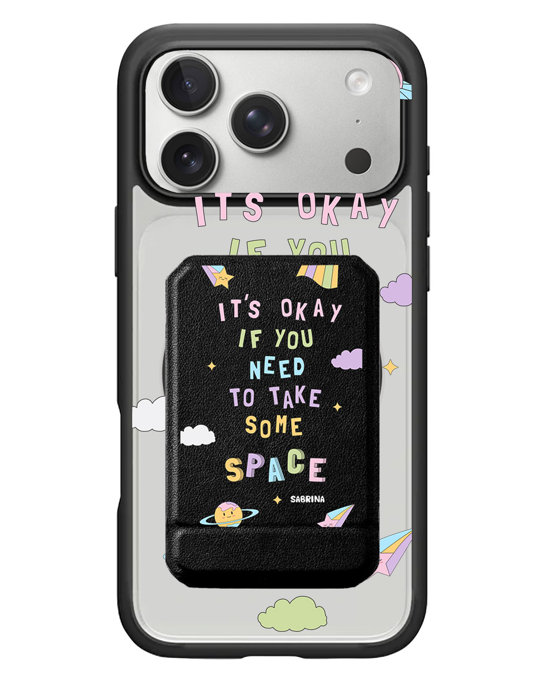 iPhone Magnetic Multifold Wallet - Space