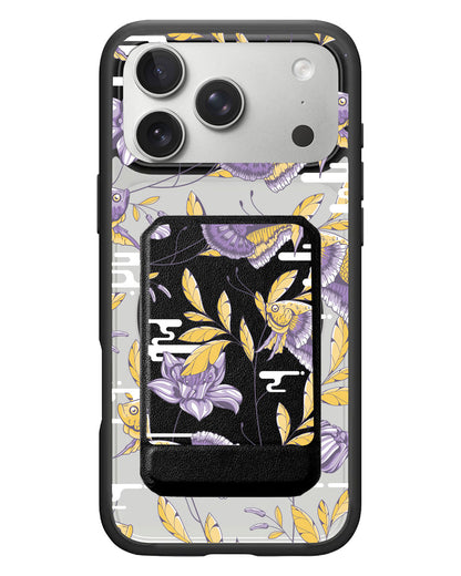 iPhone Magnetic Multifold Wallet - Fish & Floral 5.0