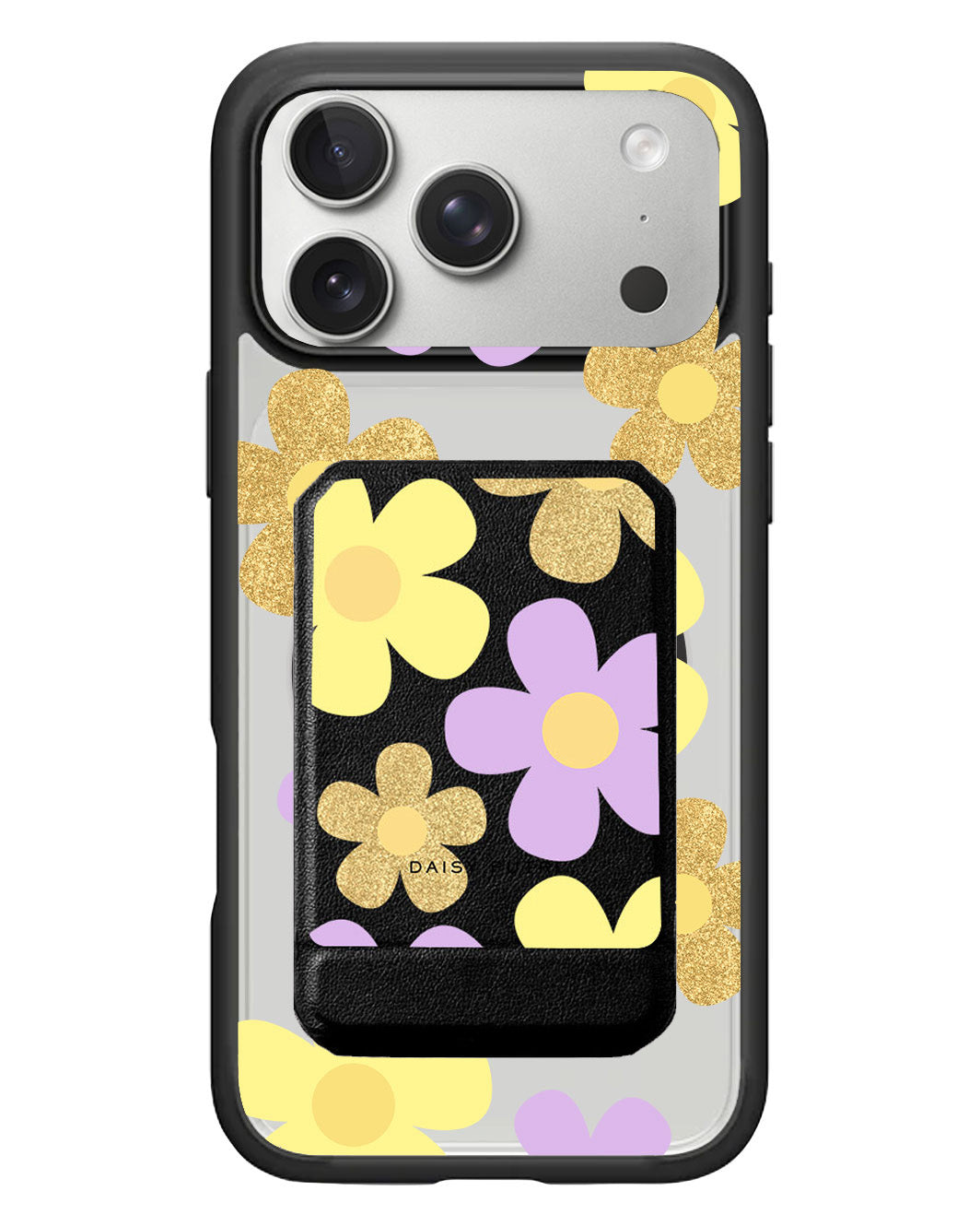 iPhone Magnetic Multifold Wallet - Daisy Twinkle
