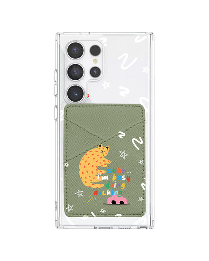 Android Phone Wallet Case - Busy Doing Nothing
