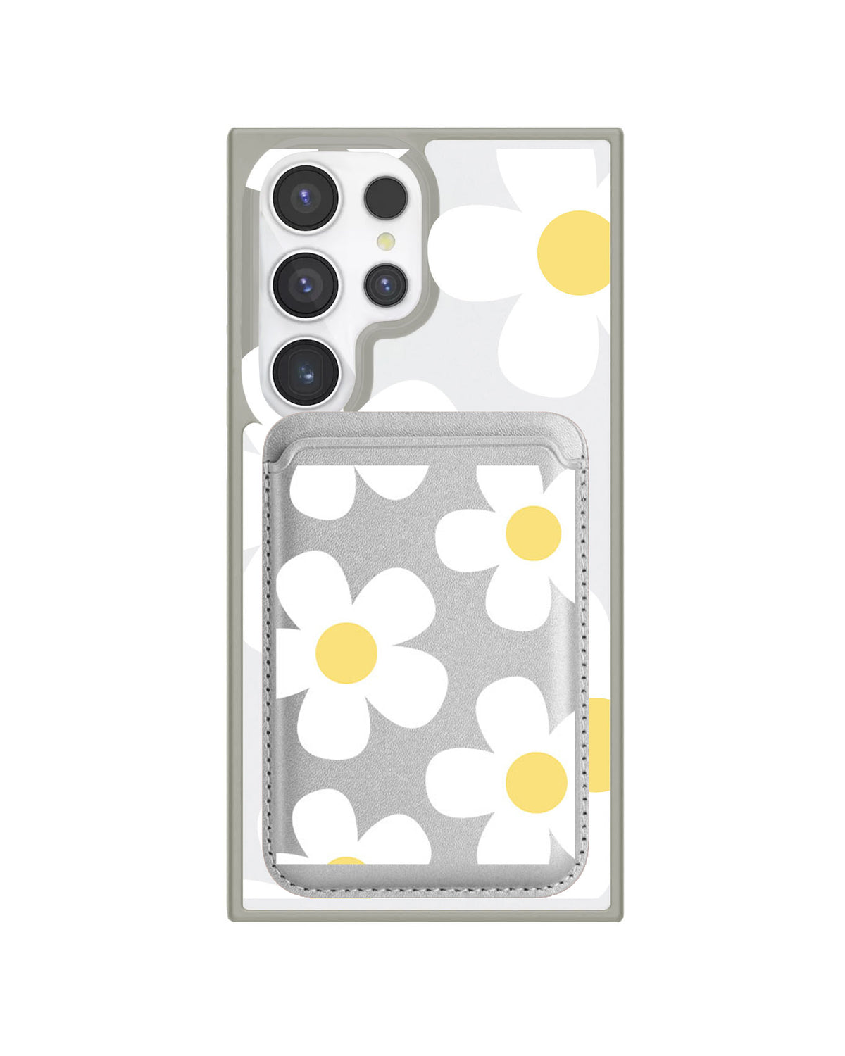 Android Magnetic Wallet Case - Daisy 4.0