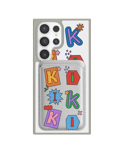 Android Magnetic Wallet Case - Adorable Monogram