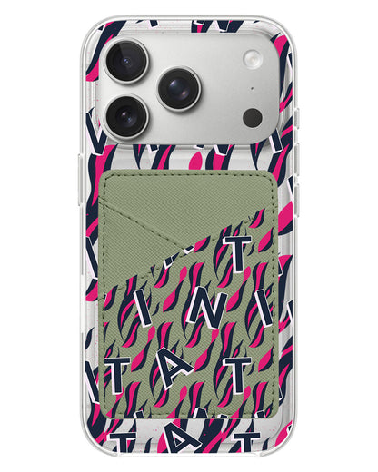 iPhone Phone Wallet Case - Tiger Monogram 2.0