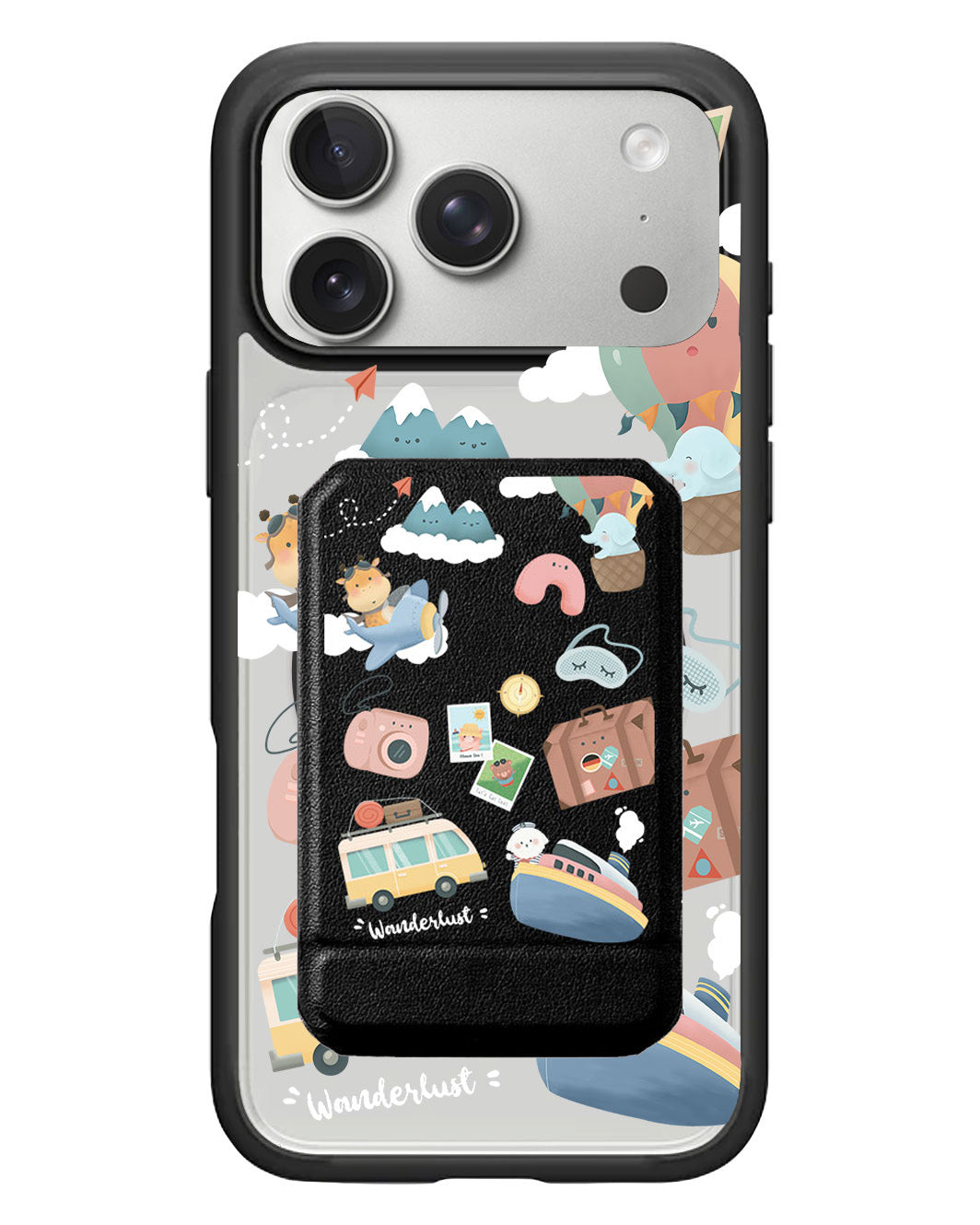 iPhone Magnetic Multifold Wallet - Travel