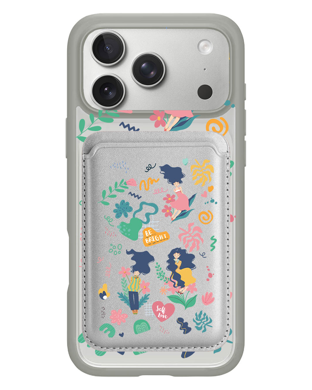 iPhone Magnetic Wallet Case - Self Love Sticker Pack 2.0