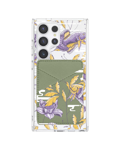 Android Phone Wallet Case - Fish & Floral 5.0