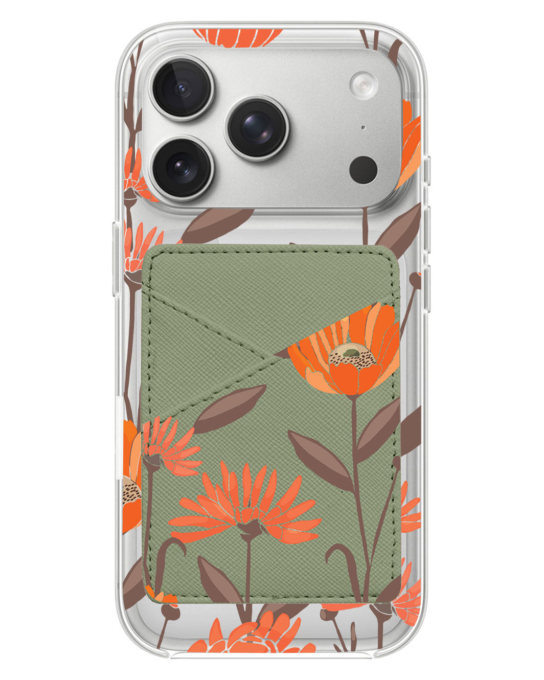 iPhone Phone Wallet Case - November Marigold