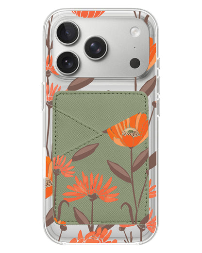 iPhone Phone Wallet Case - November Marigold