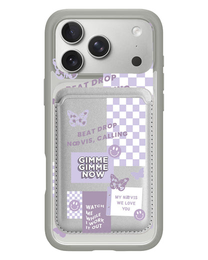 iPhone Magnetic Wallet Case - Aespa Sticker Pack