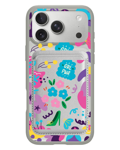 iPhone Magnetic Wallet Case - Girl Power 1.0