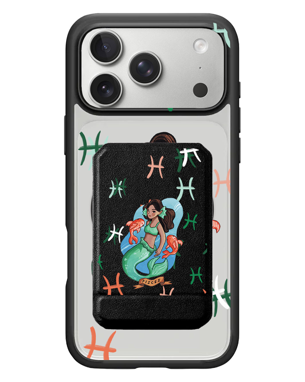 iPhone Magnetic Multifold Wallet - Pisces