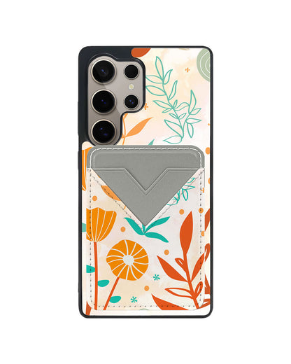 Android Avant Wallet Case - Autumn Botanical