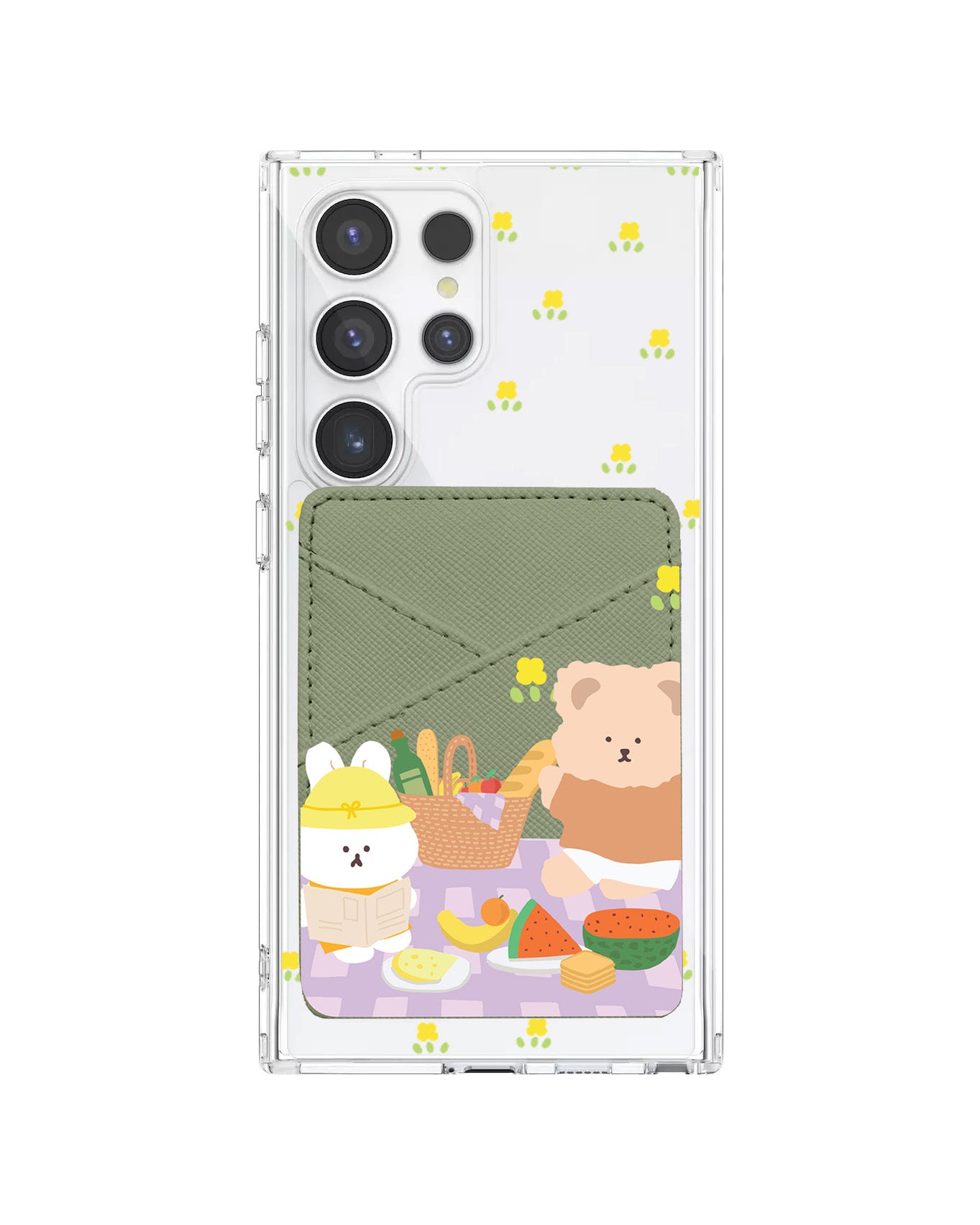 Android Phone Wallet Case - Picnic Lilac