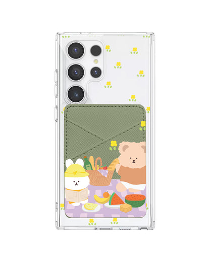 Android Phone Wallet Case - Picnic Lilac