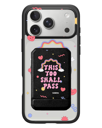 iPhone Magnetic Multifold Wallet - This too Shall Pass