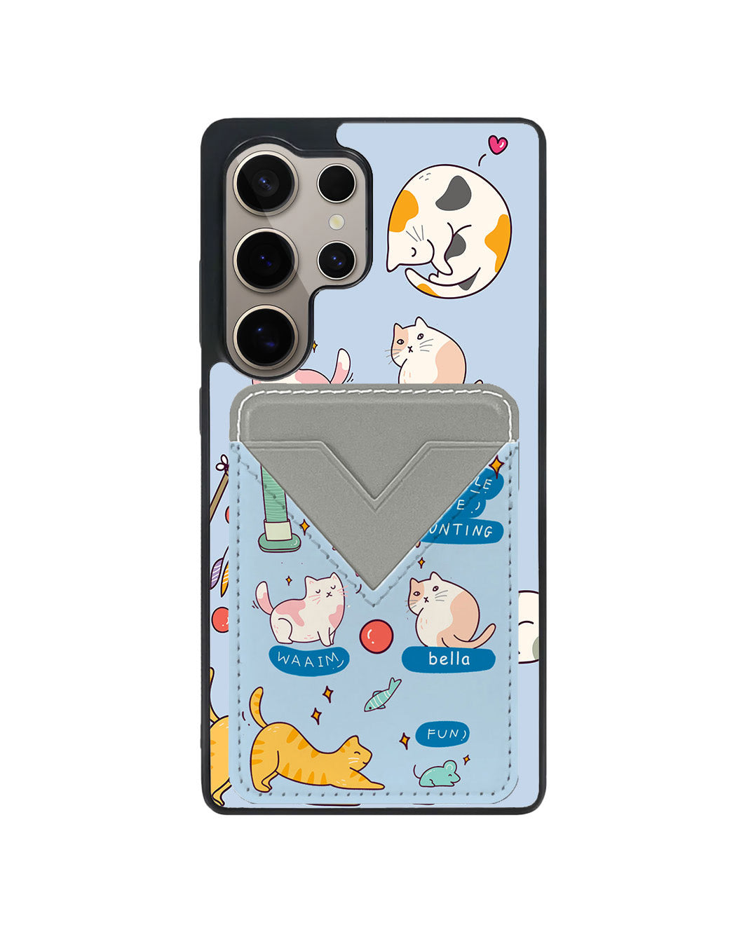 Android Avant Wallet Case - Playful Cat 2.0
