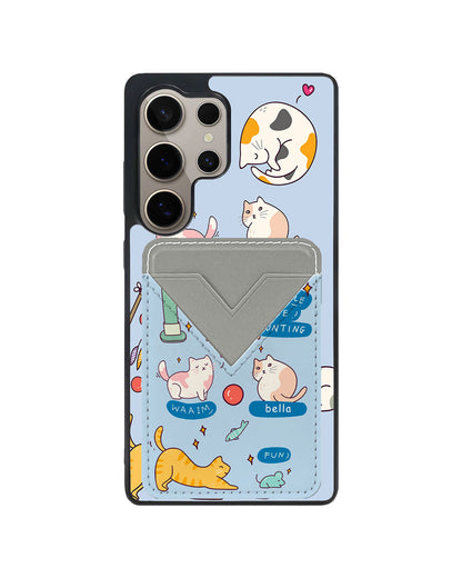 Android Avant Wallet Case - Playful Cat 2.0