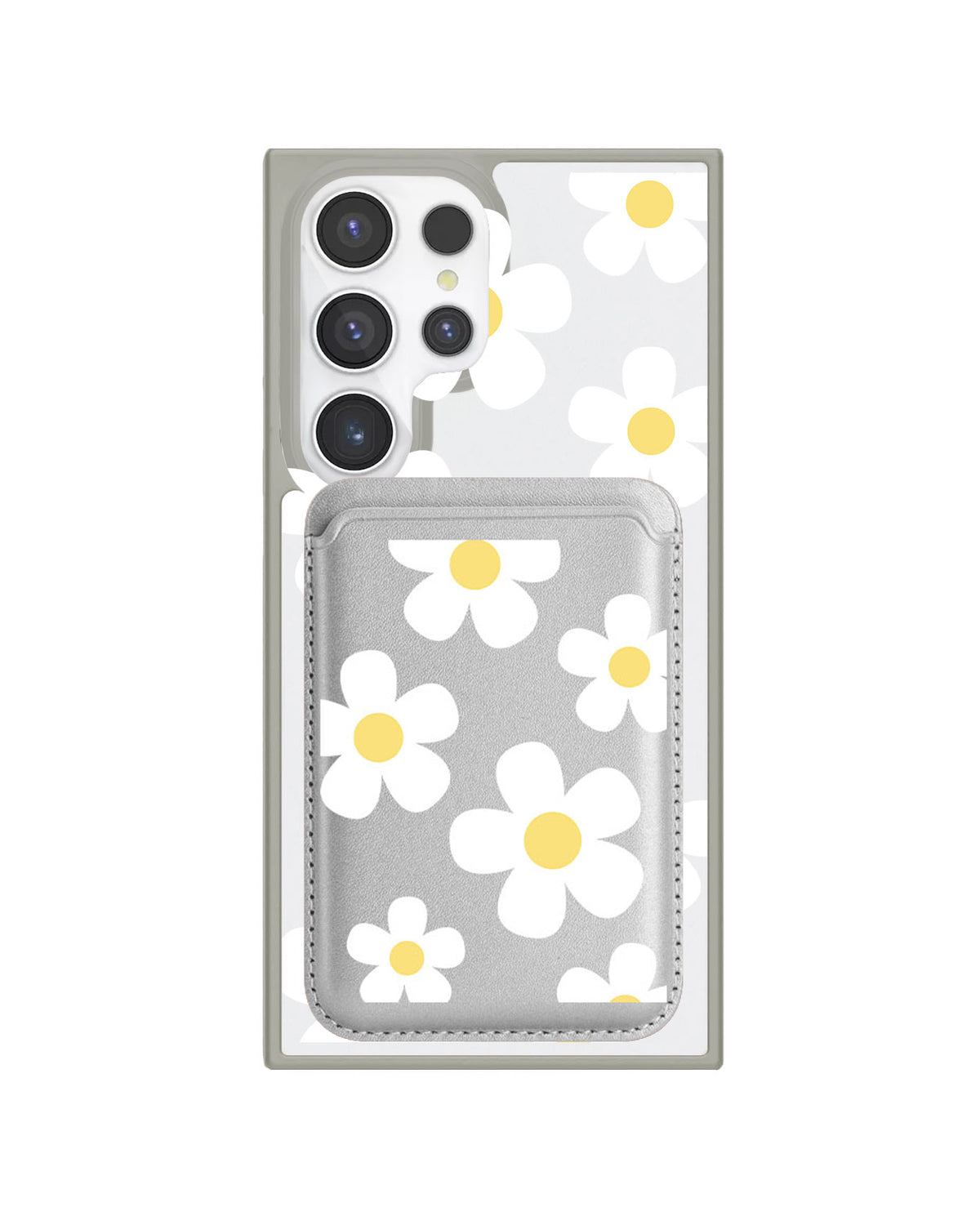 Android Magnetic Wallet Case - Daisy 2.0
