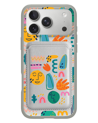 iPhone Magnetic Wallet Case - Silent Art